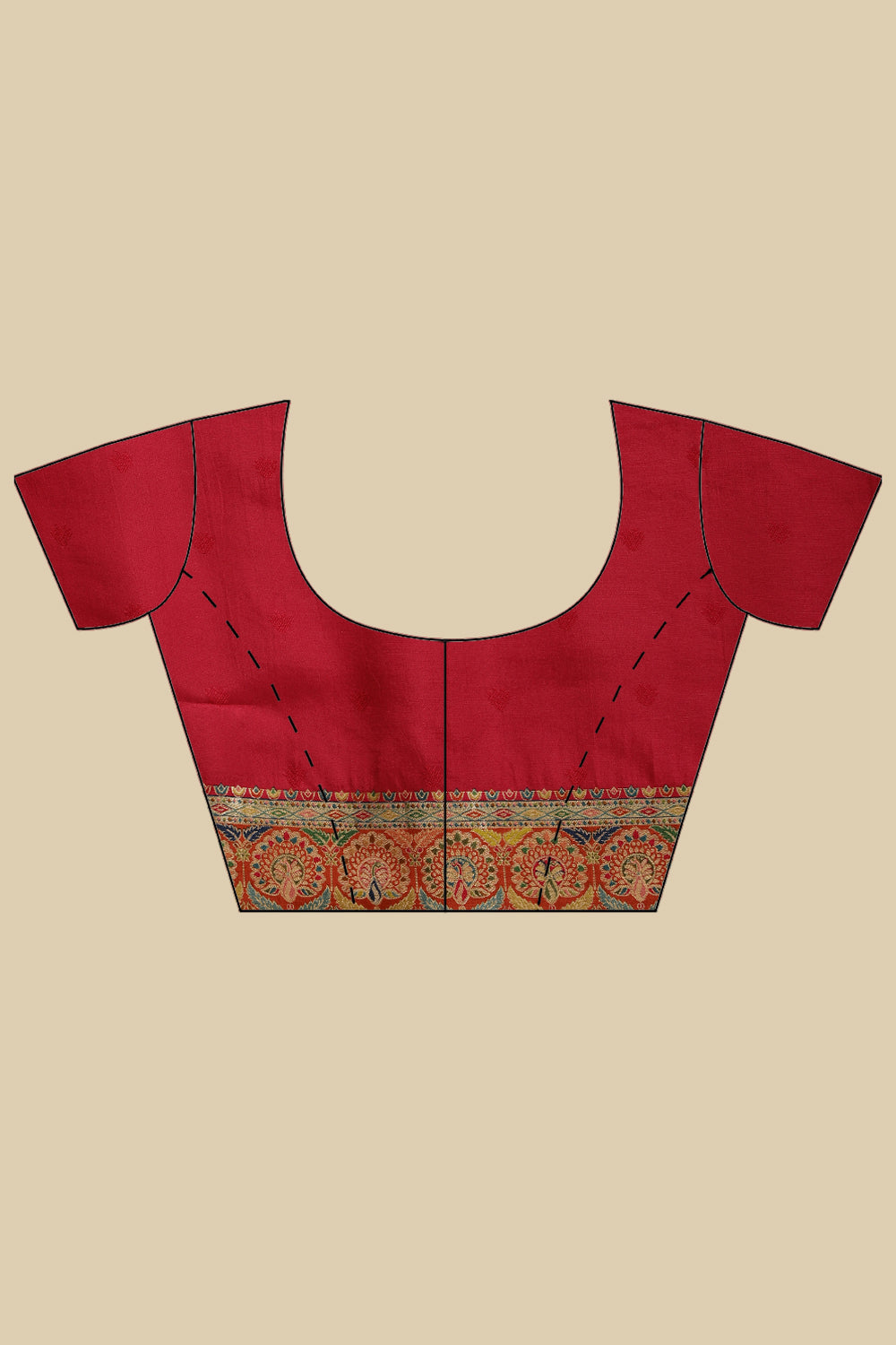 Tussar Color Silk Madhubani Woven Saree
