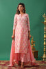 Pink Color Chanderi Embroidered Unstitched Suit Material
