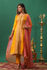 Mustard Color Embroidered Silk Unstitched Suit Material