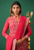 Coral Embroidered Georgette Unstitched Suit Material