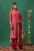 Coral Embroidered Georgette Unstitched Suit Material