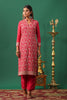 Coral Embroidered Georgette Unstitched Suit Material