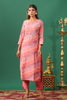 Pink Color Printed Muslin kurta Set