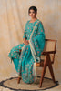 Turquoise Color Muslin Printed Straight Suit