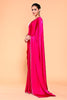 Fuchsia Pink Color Mulberry Silk Mukesh work Saree