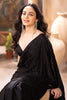 Black Satin Silk Swaroski Work Saree