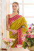 Sage Green Woven Chanderi Silk Saree