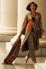 Beige Colour Printed Spun Fabric Unstitched Suit