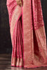 Dusty Pink Katan Silk Banarasi Zari Woven Saree