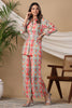 Grey Color Muslin Printed Pallazo Co-Ord Set