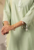 Pista Green Solid Color Muslin Kurta Set