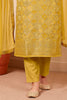 Mustard Silk Woven Unstitched Suit Fabric