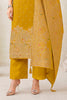 Mustard Pashmina Zari Woven Unstitched Suit Material