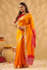 Mustard Pure Tissue Silk Zari Embroidered Saree