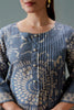 Grey Cotton Floral Printed Suit Set