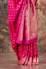 Rani Charmeuse Silk Zari Woven Saree