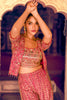 Rani Embroidered Crop-Top Palazzo Indo-Western Dress With Embroidered Jacket