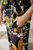 Black Color Cotton Printed Co-Ord Dress