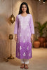 Ombre Lavander Resham Embroidered Rayon Cotton Kurta