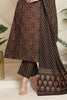Black Cotton Floral Printed Suit Set