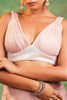 Dusty Pink Colour  Crush Tissue Saree