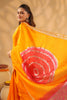 Mustard Pure Tissue Silk Zari Embroidered Saree