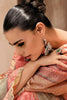 Peach Color Silk Digital Printed Unstitched Suit Material