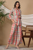 Grey Color Muslin Printed Pallazo Co-Ord Set