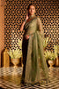 Seagreen Sequins Embroidered Salsa Tissue Saree