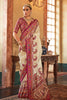 Cream Color Gajji Silk Printed Saree