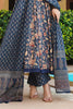 Blue Cotton Printed Floor Lenght Anarkali Suit