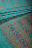 Turquoise Color Tussar Woven Silk Saree