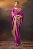 Velvet Woven Mulberry Silk Saree