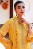Mustard Color Crepe Silk Printed Unstitched Suit Material