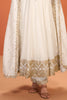 Cream Crepe Silk Zari and Sequins Embroidered Anarkali Suit