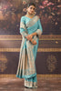 Light Turquoise Zari Woven Mulberry Silk Saree