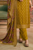 Mustard Color Pashmina Woven Unstitched Suit Material