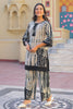 Black & Beige Cotton Shibori Printed Kurta Set