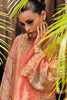 Peach Color Silk Digital Printed Unstitched Suit Material