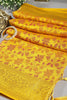 Yellow Color Tussar Woven Silk Saree