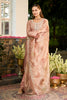 Light Peach Cut-Dana & Zari Emboidered Tissue Unstitched Suit Material