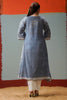 Grey Cotton Floral Printed Suit Set