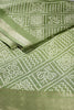 Green Color Bandhani Printed Cotton Silk Saree