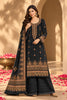 Grey Color Velvet Digital Printed Unstitched Suit Material