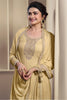 Yellow Color Georgette heavy Embroidered Unstitched Suit Material