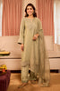 Seagreen Salsa Tissue Embroidered Unstitched Suit Material