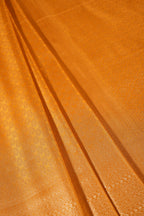 Mustard Soft Silk Zari Woven Saree