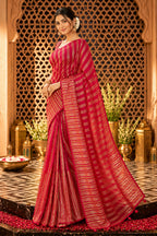Rani Sequins Embroidered Georgette Saree
