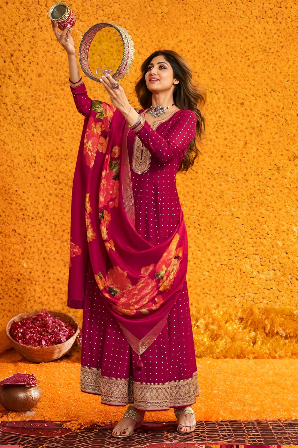 Karwa chauth kurti clearance