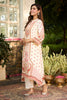 Cream Crepe Silk Printed Kurta Set